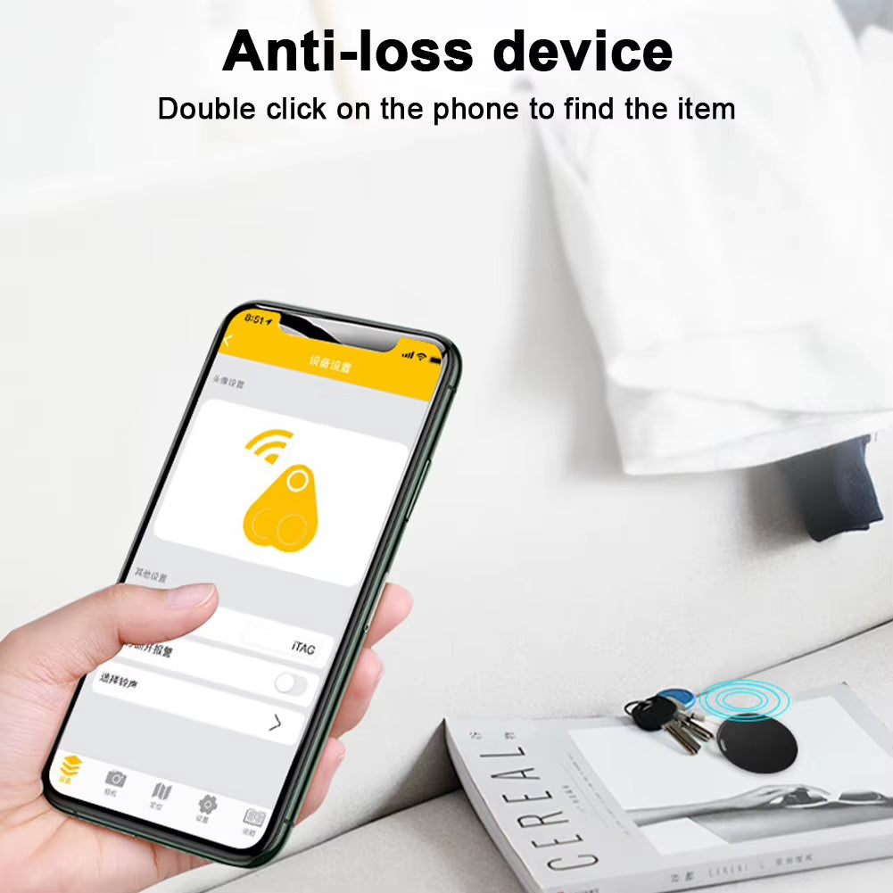 Wireless Mini GPS Tracker Anti-Lost Alarm Key Child Bag Wallet Finder Bluetooth APP GPS Locator Smart Tag for Iphone for Android