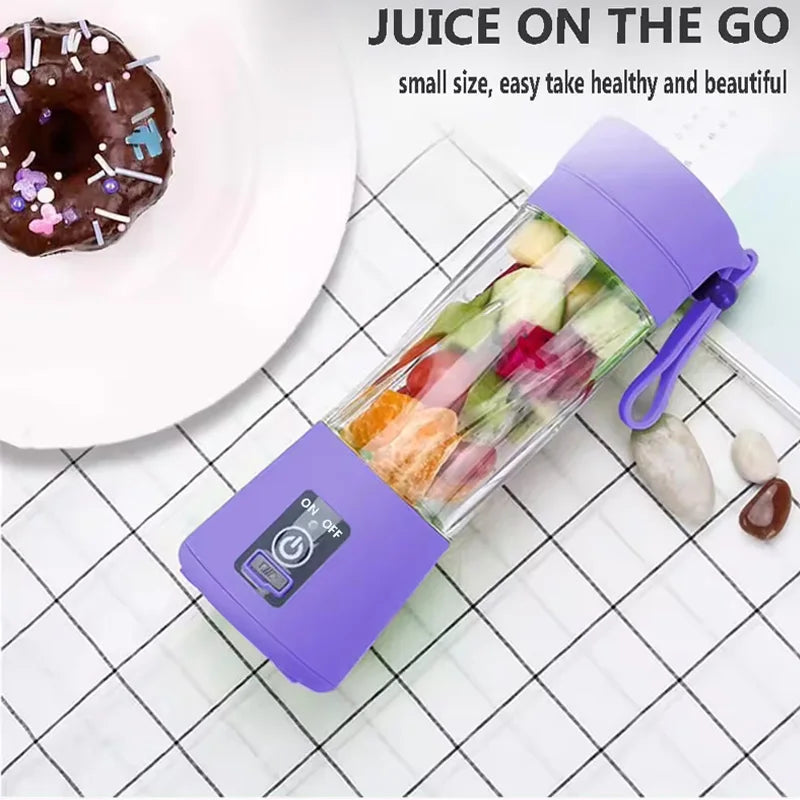 Mini Hand Portable Blender Electric Juicer Usb Rechargeable Fresh Fruit Juice Squeezer Mixer Kitchen Maker Milkshake