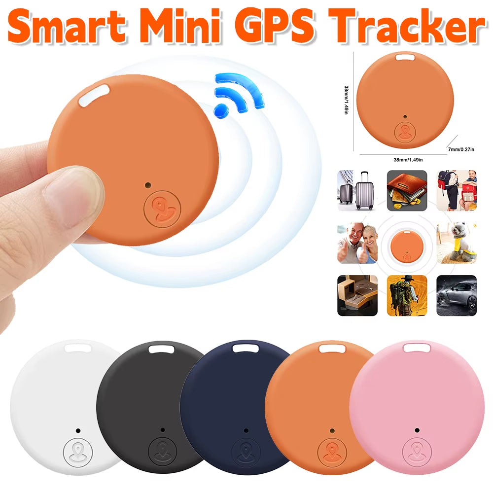 Wireless Mini GPS Tracker Anti-Lost Alarm Key Child Bag Wallet Finder Bluetooth APP GPS Locator Smart Tag for Iphone for Android